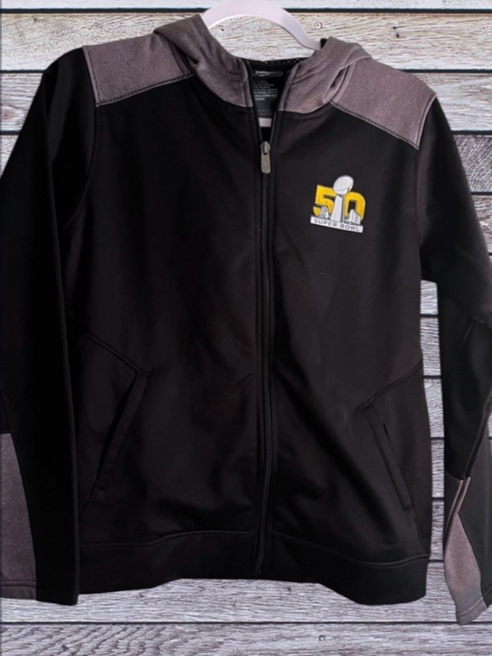 NWT NFL Team Apparel Super Bowl 50 jacket youth medium